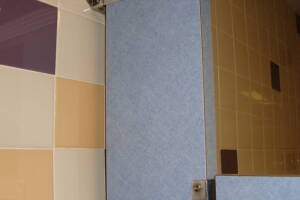 Remodel Bathroom Restroom Partitions Replaced - Remodeling