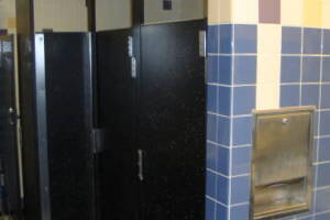 Remodel Bathroom Restroom Partitions Replaced - Remodeling