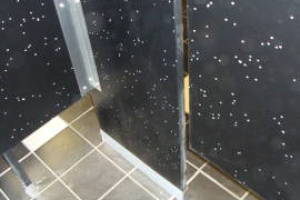 Remodel Bathroom Restroom Partitions Replaced - Remodeling