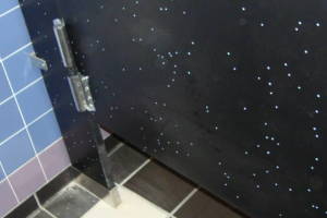 Remodel Bathroom Restroom Partitions Replaced - Remodeling