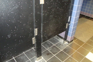 Remodel Bathroom Restroom Partitions Replaced - Remodeling