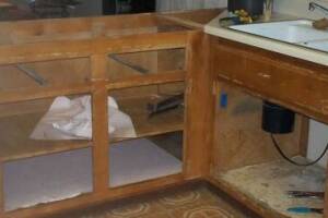 Remodel Kitchen Home Cabinets Flooring - Remodeling