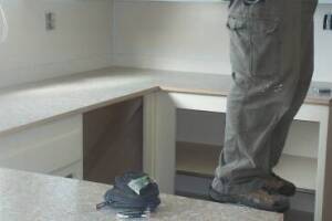 Remodel Kitchen Home Cabinets Flooring - Remodeling