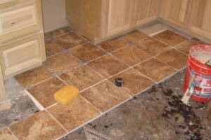 Remodel Kitchen Tile Flooring Cabinets - Remodeling