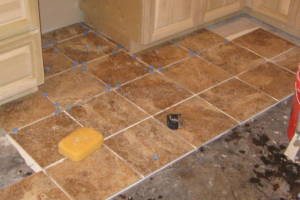 Remodel Kitchen Tile Flooring Cabinets - Remodeling