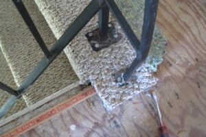 Repair Apartment Carpet Removal Stairs Paint - Repair