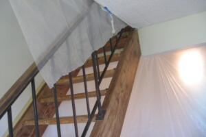 Repair Apartment Carpet Removal Stairs Paint - Repair