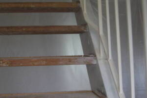 Repair Apartment Carpet Removal Stairs Paint - Repair