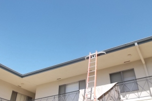 Repair Apartment Fascia Damage Repaint - Repair