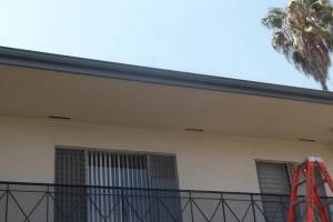 Repair Apartment Fascia Damage Repaint - Repair
