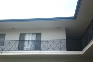 Repair Apartment Fascia Damage Repaint - Repair