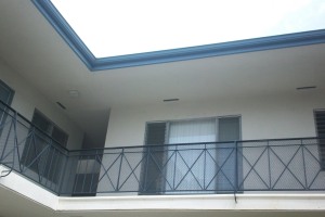 Repair Apartment Fascia Damage Repaint - Repair