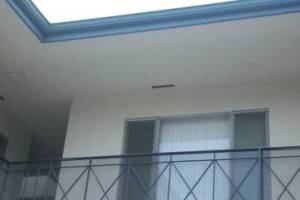 Repair Apartment Fascia Damage Repaint - Repair