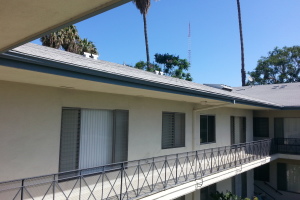 Repair Apartment Fascia Damage Repaint - Repair