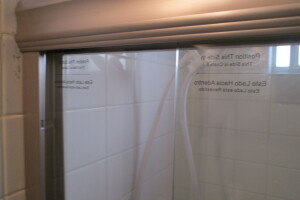 Repair Apartment Shower Door Leak - Repair