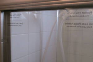 Repair Apartment Shower Door Leak - Repair