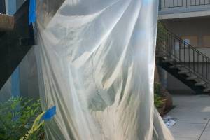 Repair Apartment Stairs Support Beam Paint - Repair