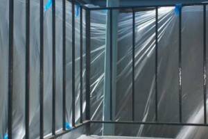 Repair Apartment Stairs Support Beam Paint - Repair