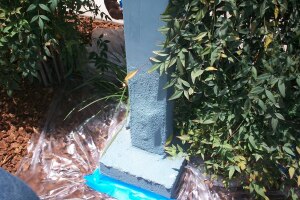 Repair Apartment Stairs Support Beam Paint - Repair