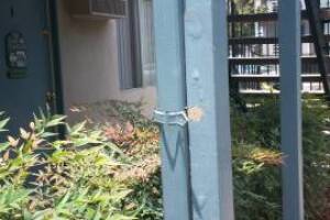Repair Apartment Stairs Support Beam Paint - Repair