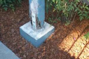 Repair Apartment Stairs Support Beam Paint - Repair
