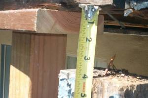 Repair Apartment Stairs Support Beam Paint - Repair