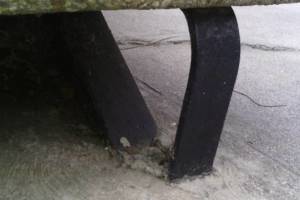 Repair Apartment Stairs Support Beam Paint - Repair