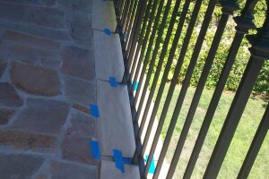 Repair Handyman Rod Iron Fence Repaint - Repair