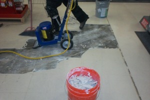 Repair Retail Floor Tile Replaced - Repair