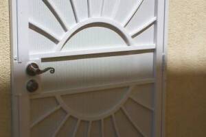 Repair Screen Window Install Metal Door - Repair