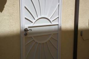 Repair Screen Window Install Metal Door - Repair