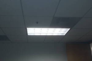 Repair Drop Ceiling Fancy Tiles Installed - Repair