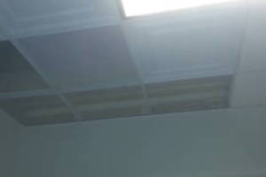 Repair Drop Ceiling Fancy Tiles Installed - Repair