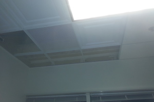 Repair Drop Ceiling Fancy Tiles Installed - Repair