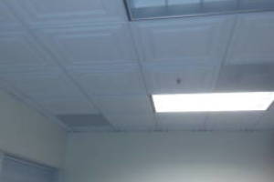 Repair Drop Ceiling Fancy Tiles Installed - Repair