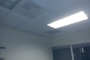 Westlake Village Drop Ceiling Tile Installed T Bar Grid