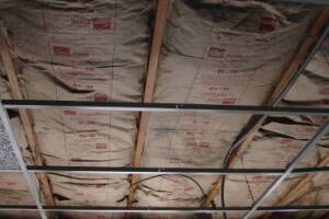 Repair Drop Ceiling New Tbar Tiles Installed - Repair