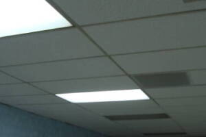 Repair Drop Ceiling New Tbar Tiles Installed - Repair