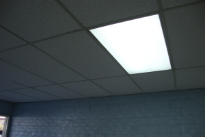 Repair Drop Ceiling New Tbar Tiles Installed - Repair