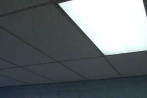 Repair Drop Ceiling New Tbar Tiles Installed - Repair
