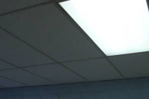 Repair Drop Ceiling New Tbar Tiles Installed - Repair