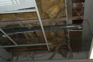 Repair Drop Ceiling Tiles Lighting Installed - Repair