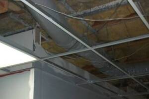 Repair Drop Ceiling Tiles Lighting Installed - Repair