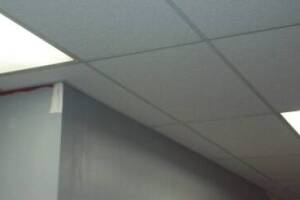 Repair Drop Ceiling Tiles Lighting Installed - Repair