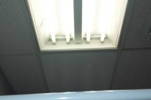 Repair Drop Ceiling Tiles Lighting Installed - Repair