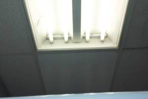 Repair Drop Ceiling Tiles Lighting Installed - Repair