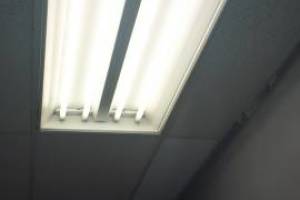 Repair Drop Ceiling Tiles Lighting Installed - Repair