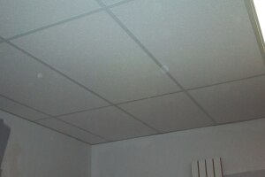 Repair Drop Ceiling Tiles Lighting Installed - Repair