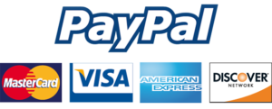 Thanks to our processing partner Paypal, we accept most major credit and debit cards now!