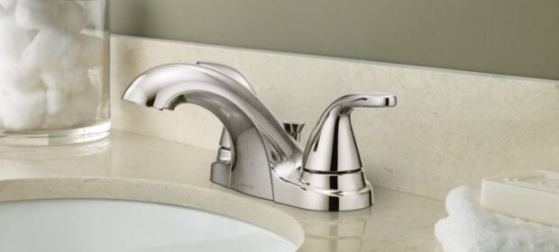 Moen Adler Bathroom Faucet Installed At Sink